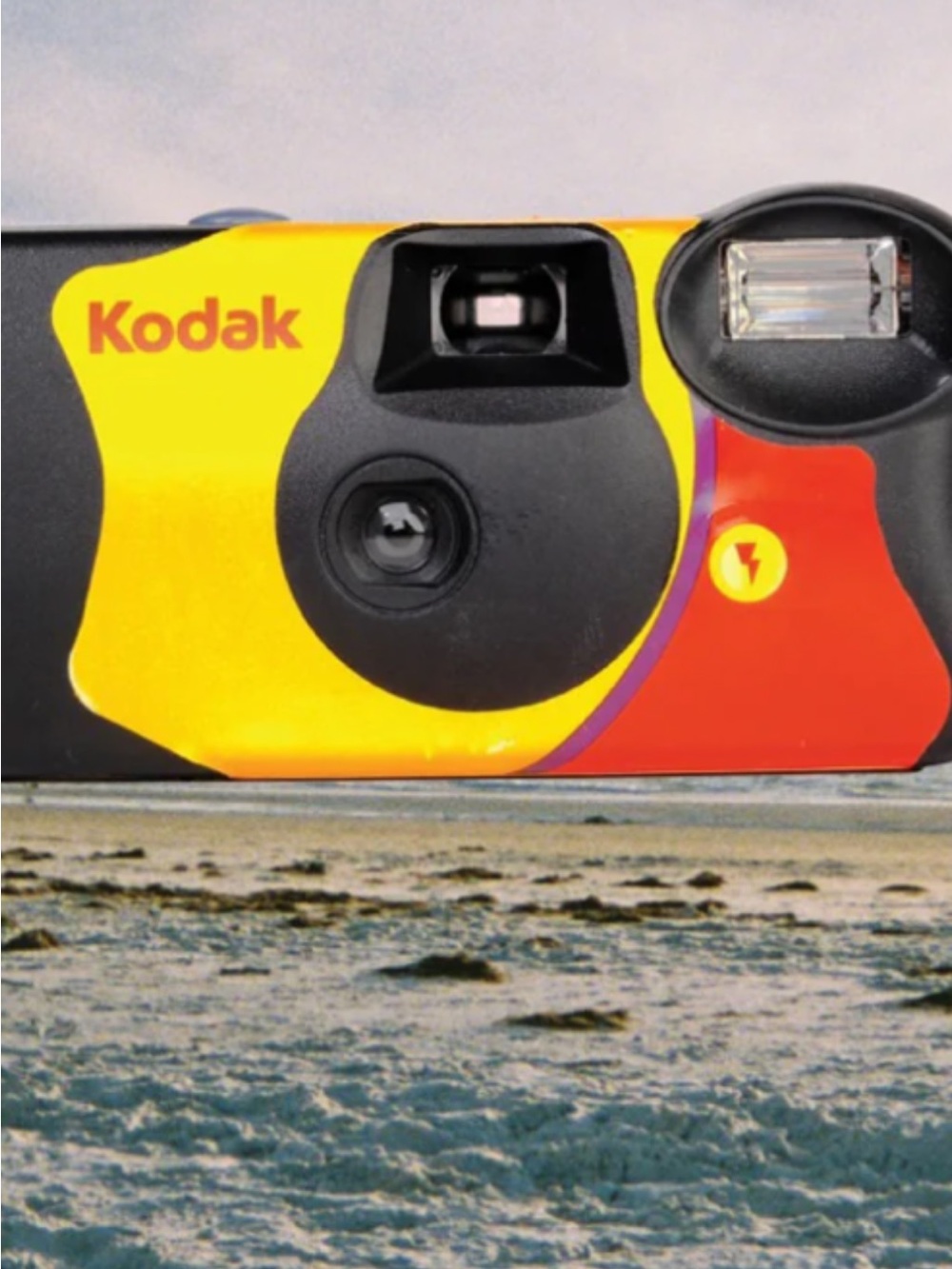 Kodak Compact Camera in Yellow, Red & Black